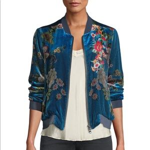 Johnny Was Embroidered Bomber Jacket